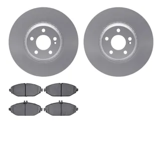 R1 Concepts WDUN1-63191 Carbon Series Brake Rotors W/ 5000 Oep Brake Pads